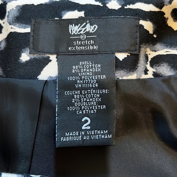 Mossimo slim animal print pencil skirt with pockets - Picture 2 of 5